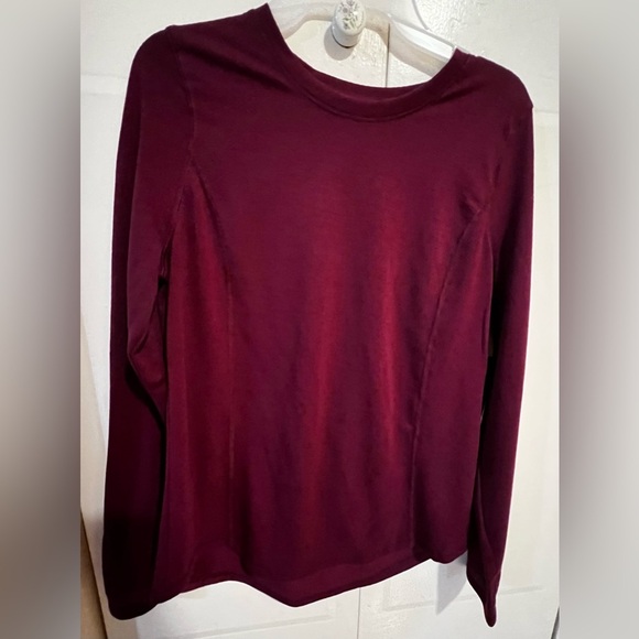 Women's Crop Long Sleeves Workout Tops Sports Shirts Avía LS Performance Tee - Picture 2 of 12